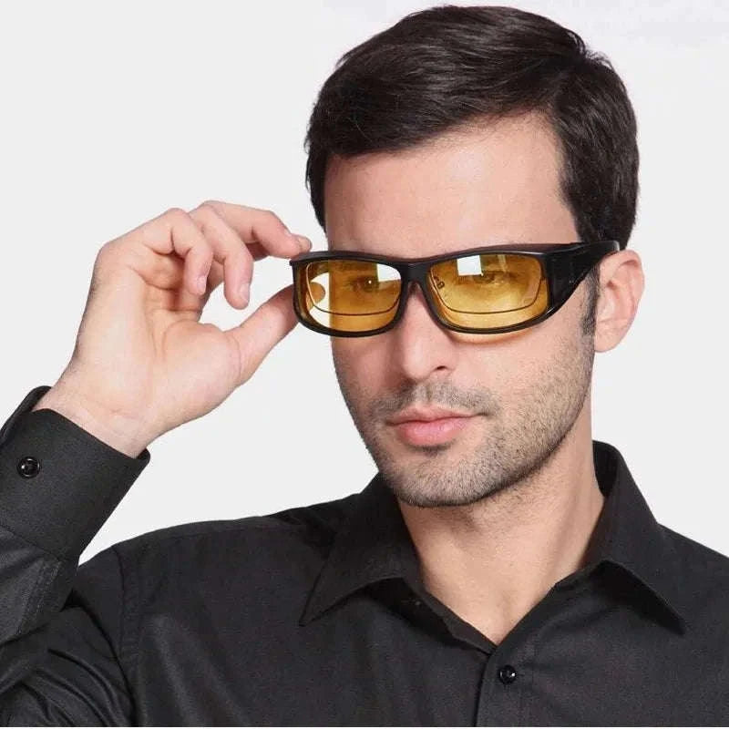 Night Vision Sunglasses for Safer Nighttime Driving-NVDS-Black
