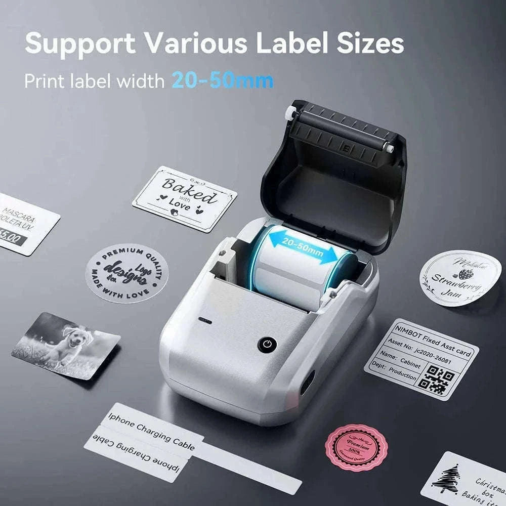 NIIMBOT B1 Portable Thermal Label Printer-Green-50x80-3R / China Mainland