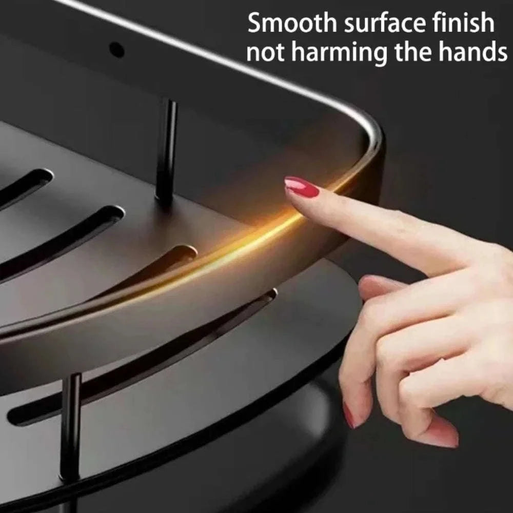 No‑Drill Bathroom Shelf Corner Organizer-A