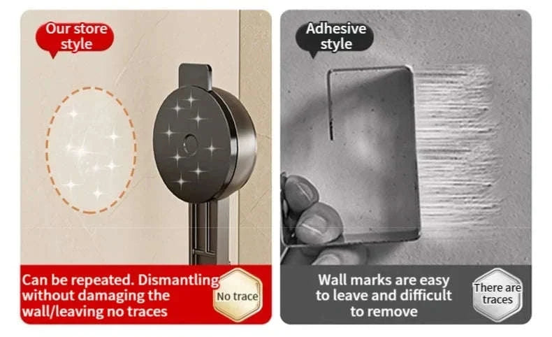 No-Drill Suction Cup Bathroom Rack-grey layer 60cm / China Mainland