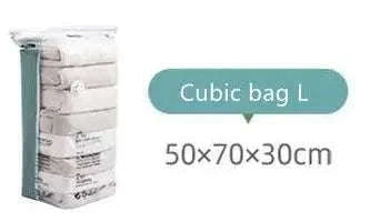 No-Pump Vacuum Storage Bags for Fast Space-Saving Storage-flat Vacuum Bag S