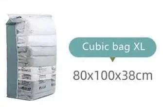No-Pump Vacuum Storage Bags for Fast Space-Saving Storage-flat Vacuum Bag S