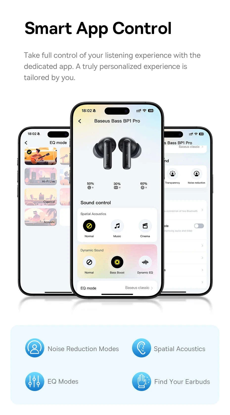 Noise Cancelling Wireless Earbuds with LDAC & 6-Mic Clear Calls-Blue / United States