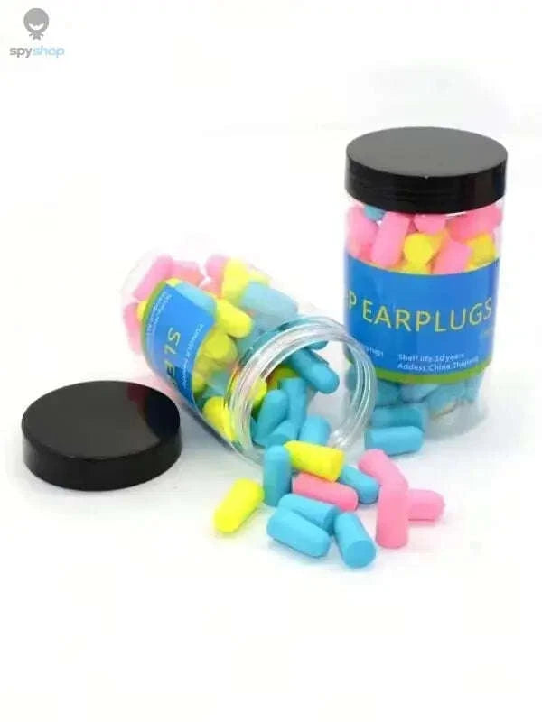 Noise Reduction Ear Plugs – Comfortable Foam Protection for Sleep and Focus-Black 120 pcs