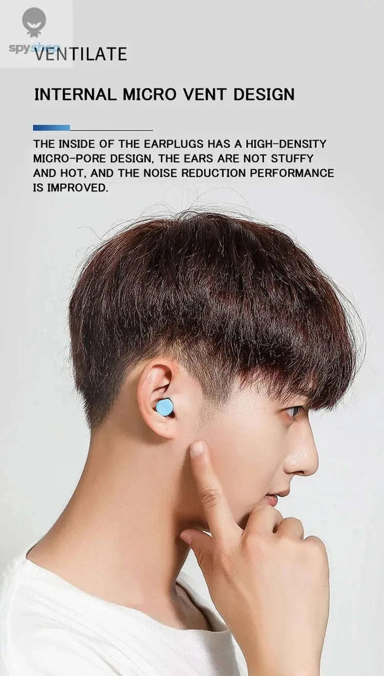 Noise Reduction Ear Plugs – Comfortable Foam Protection for Sleep and Focus-Black 120 pcs