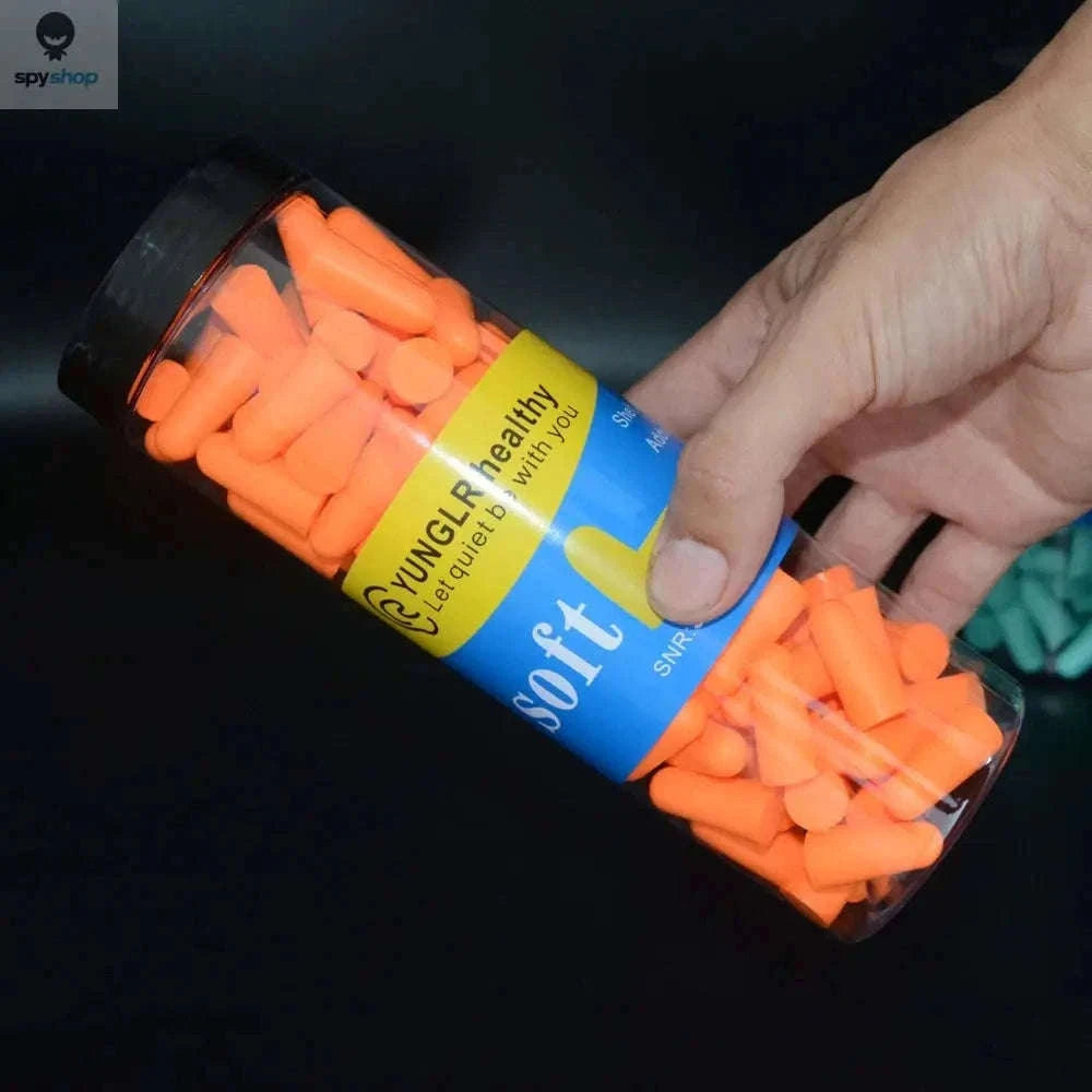 Noise Reduction Foam Ear Plugs for Sleep, Focus, and Comfort-Black 120 pcs