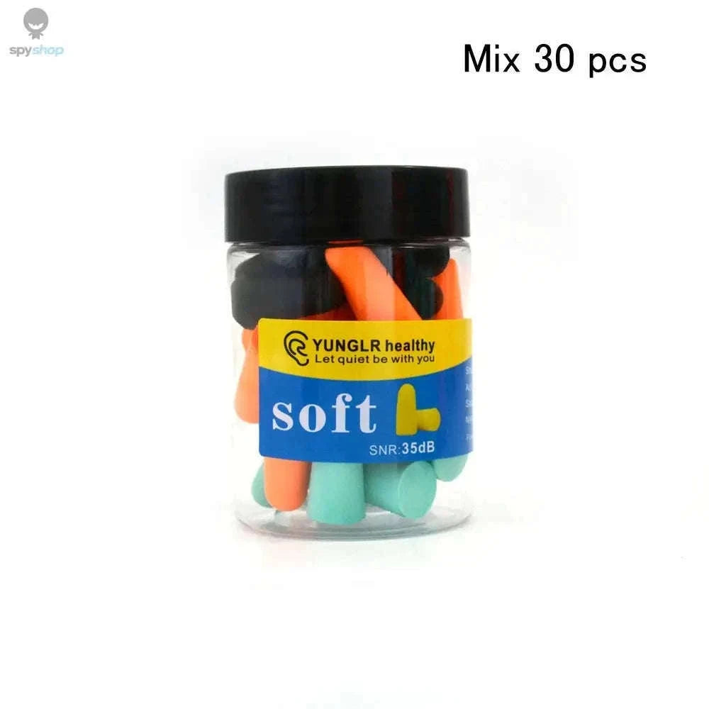 Noise Reduction Foam Ear Plugs for Sleep, Focus, and Comfort-Black 120 pcs