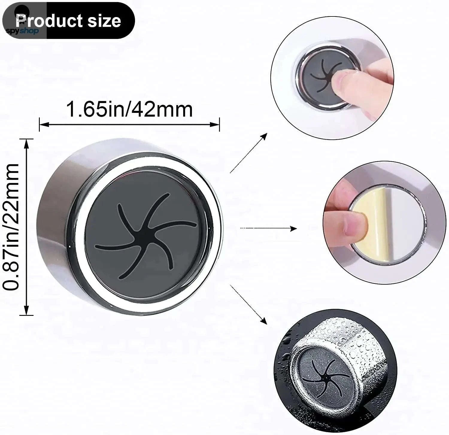 Non-Punching Dishcloth Clip 3‑Pack – Damage-Free, Space-Saving Kitchen Holders-3pcs White / 3PCs