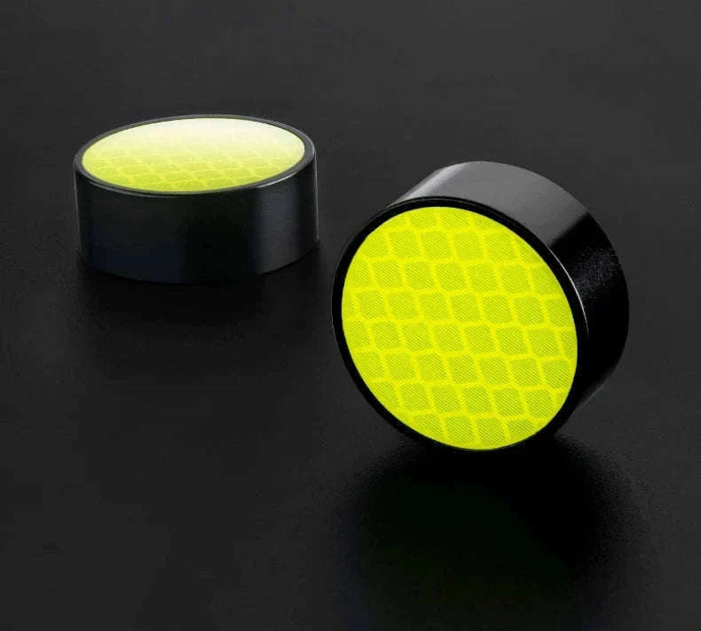 Non-Slip Bike Handlebar Grips with Locking Rings and Reflective Strips-2023-14A2