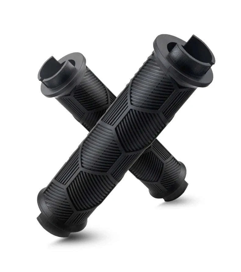 Non-Slip Bike Handlebar Grips with Locking Rings and Reflective Strips-2023-14A2