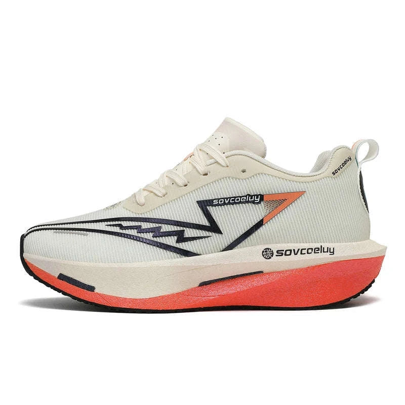 Non-Slip Shock-Absorbing Carbon Plate Sports Casual Shoes-BLUE WHITE / 39