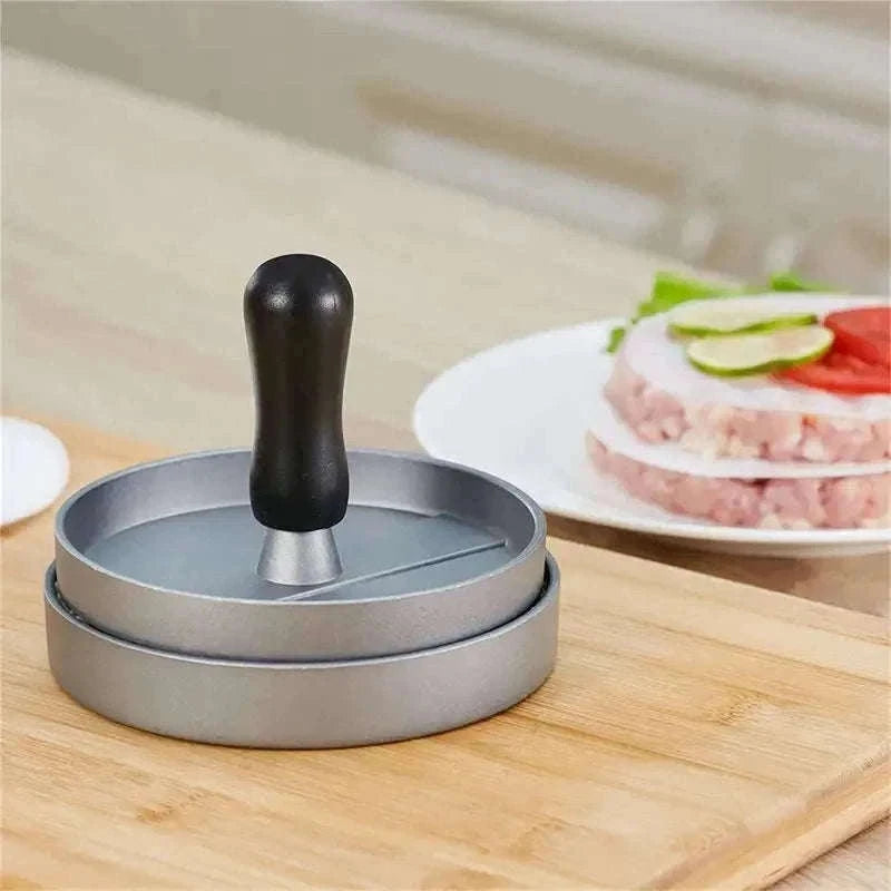 Non-Stick Aluminum Burger Press with Handle for Perfect Patties-100PCS