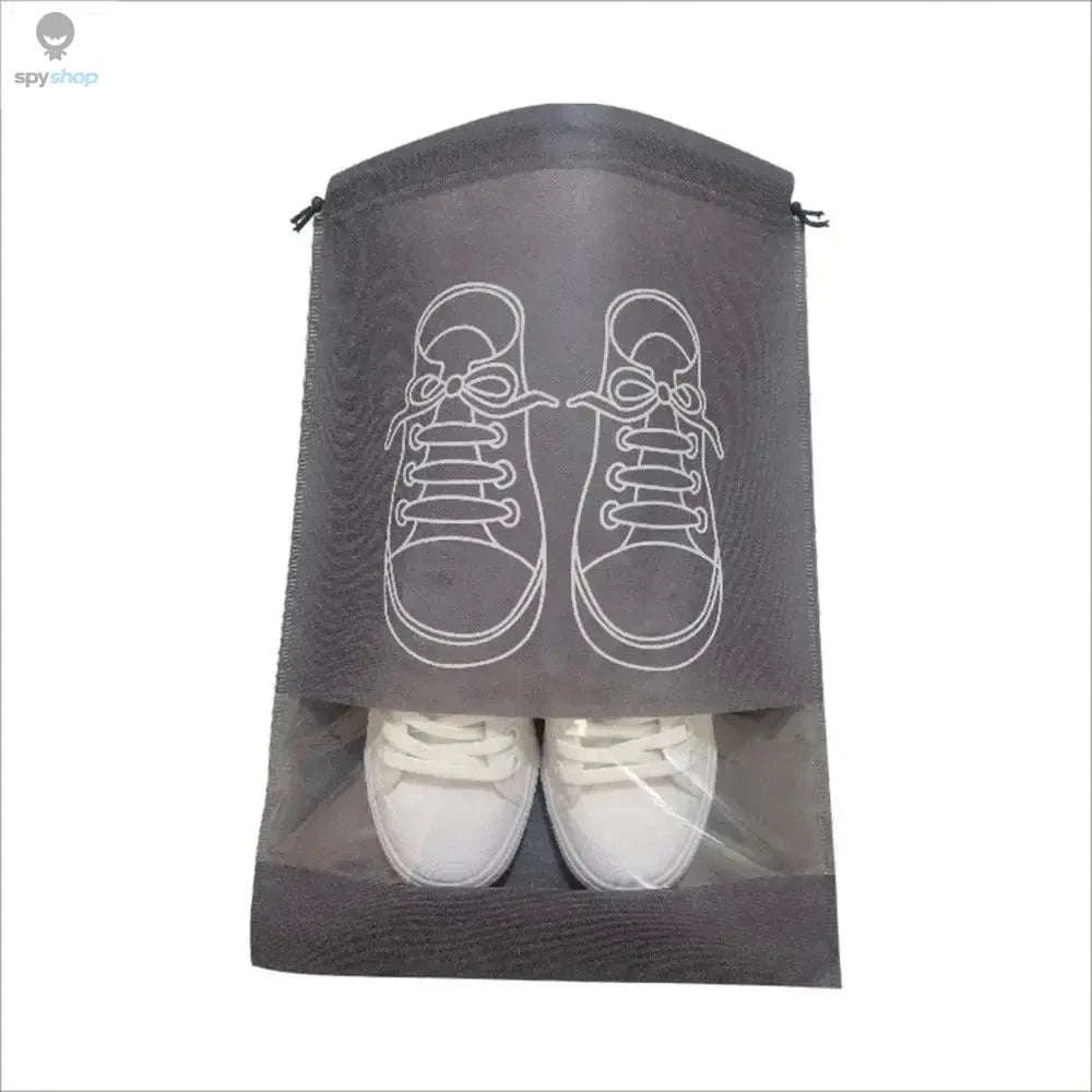 Non-Woven Shoe Storage Bag Organizer – Travel-Friendly, Dustproof Shoe Protection-5pcs