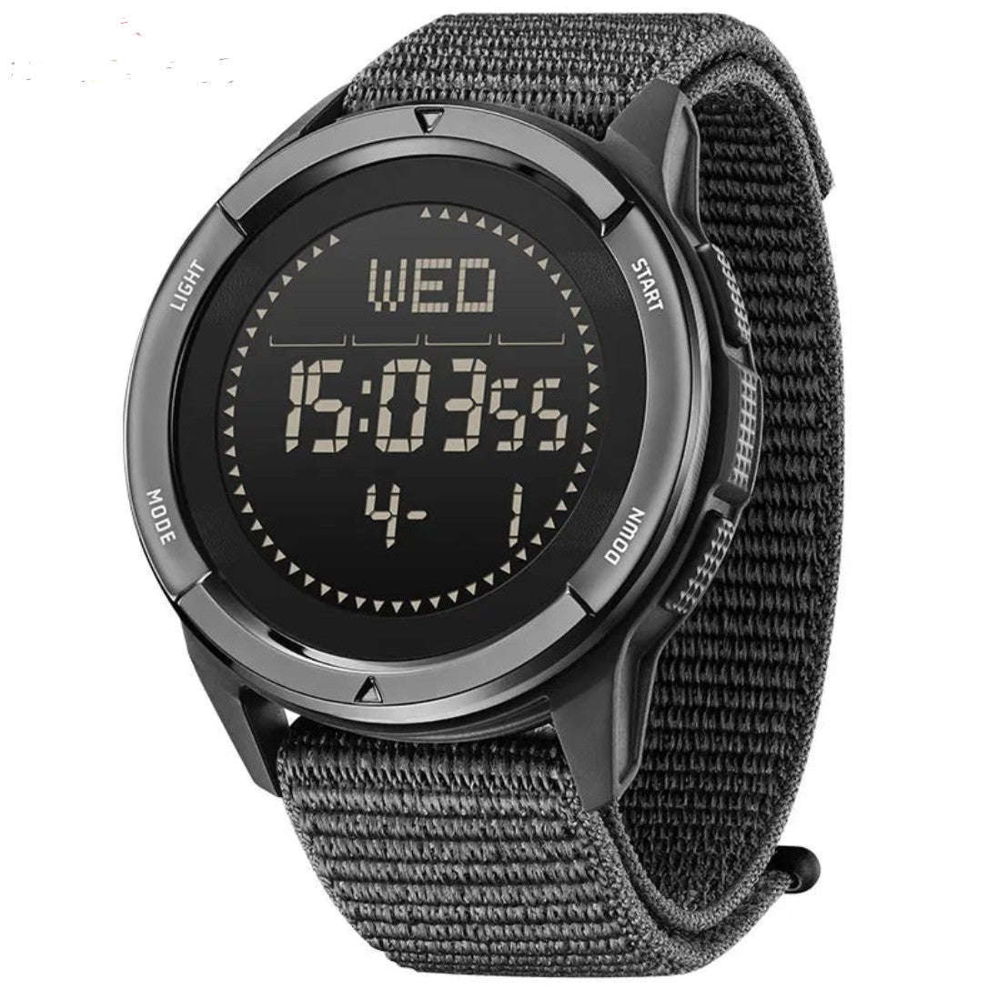 NORTH EDGE ALPS Carbon Fiber Outdoor Watch-Black Strap