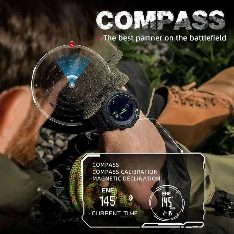 North Edge Apache-46 Outdoor Digital Sports Watch-Default Title