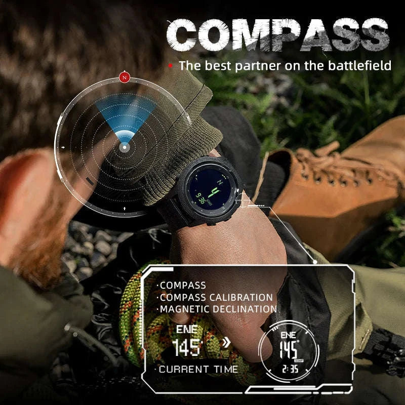 North Edge Apache-46 Outdoor Digital Sports Watch-Default Title