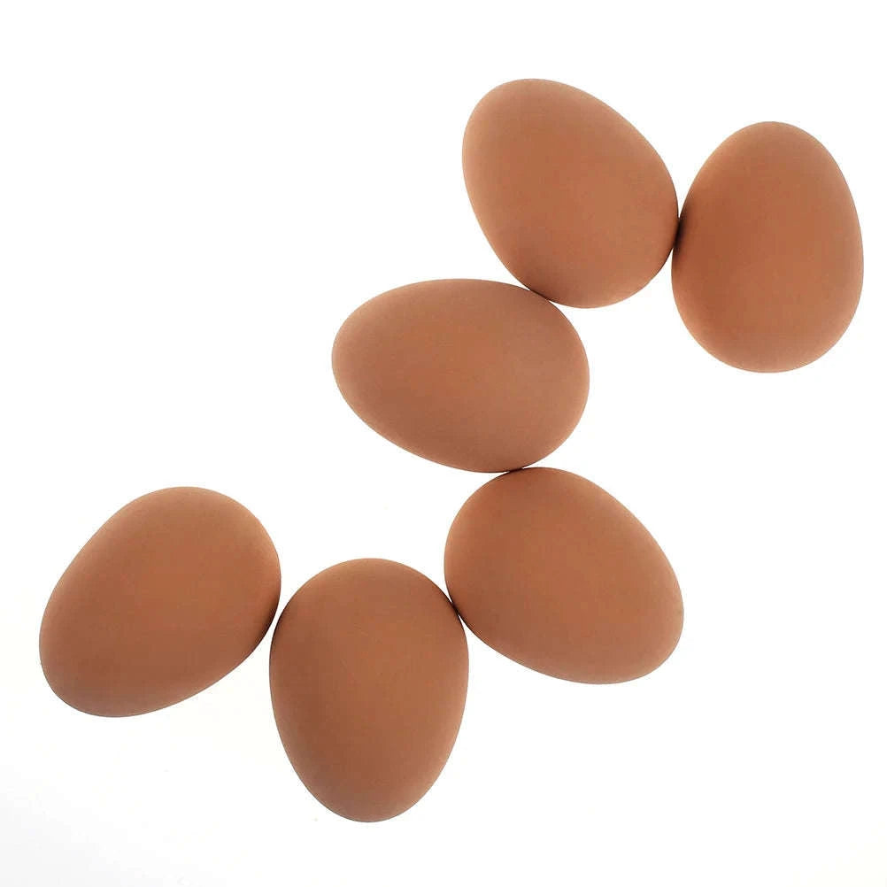 Novelty Bouncy Egg Rubber Toy – Realistic Farm Hatching Egg-Default Title