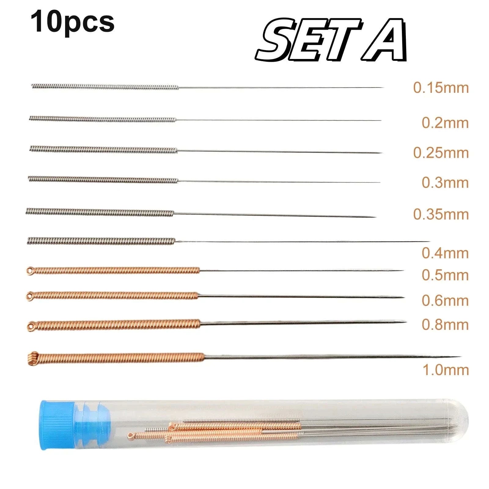 Nozzle Cleaning Needles Kit for Precise 3D Printer Maintenance-SET A / China Mainland