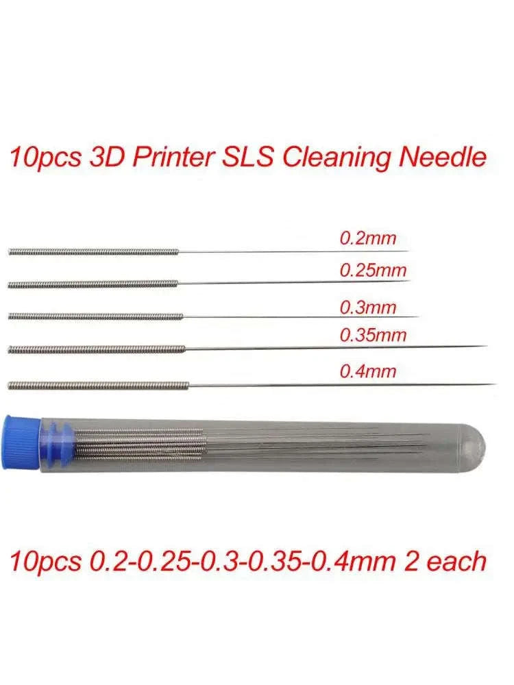 Nozzle Cleaning Needles Kit for Precise 3D Printer Maintenance-SET A / China Mainland