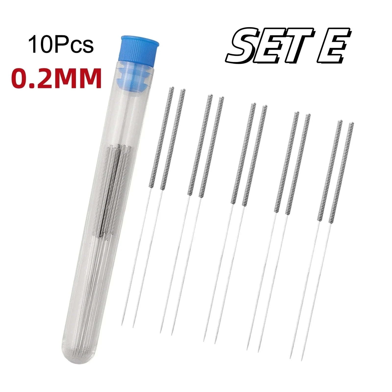 Nozzle Cleaning Needles Kit for Precise 3D Printer Maintenance-SET A / China Mainland