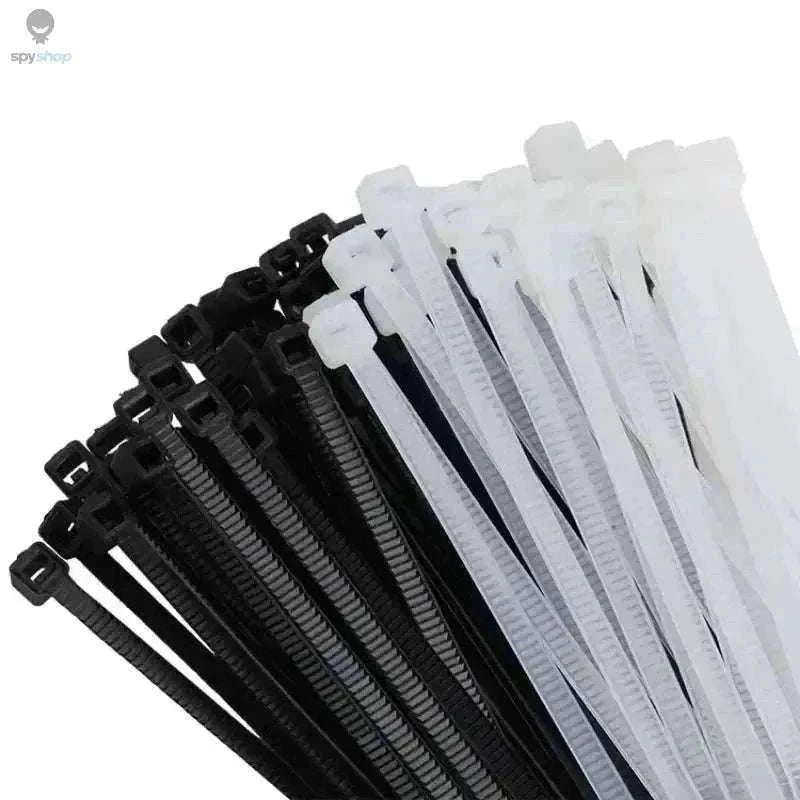 Nylon Self-Locking Cable Ties for Clean, Secure Cable Management-White(4x200mm) / 200pcs