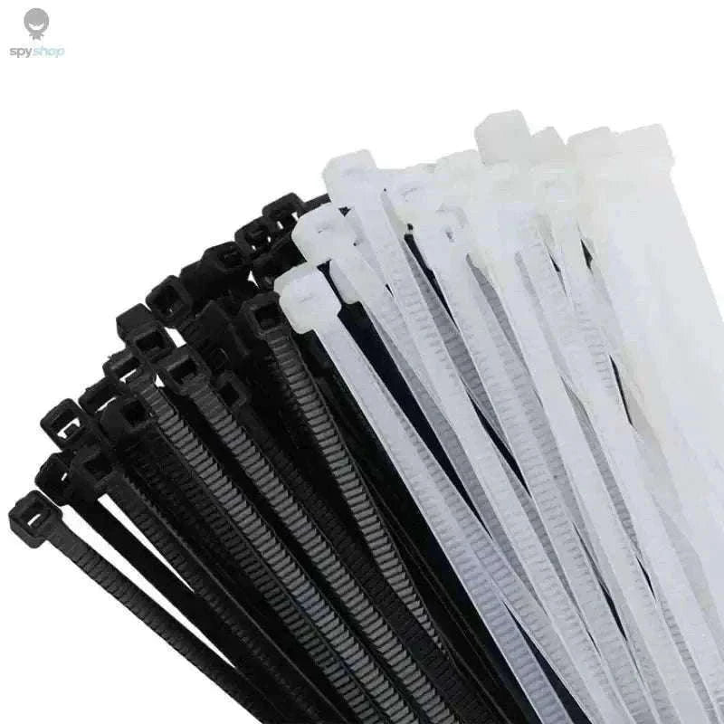 Nylon Self-Locking Cable Ties for Clean, Secure Cable Management-White(4x200mm) / 200pcs