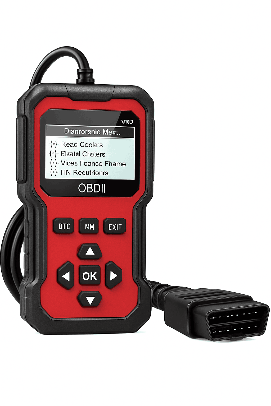 OBD2 Car Diagnostic Code Reader Scanner for Fast Engine Checks-Orange