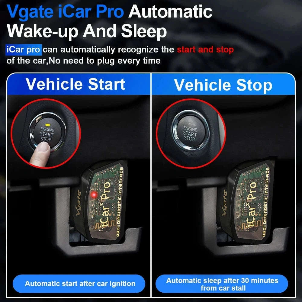 OBD2 Car Diagnostic Tool Bluetooth 4.0 WiFi-BT4.0 Android IOS