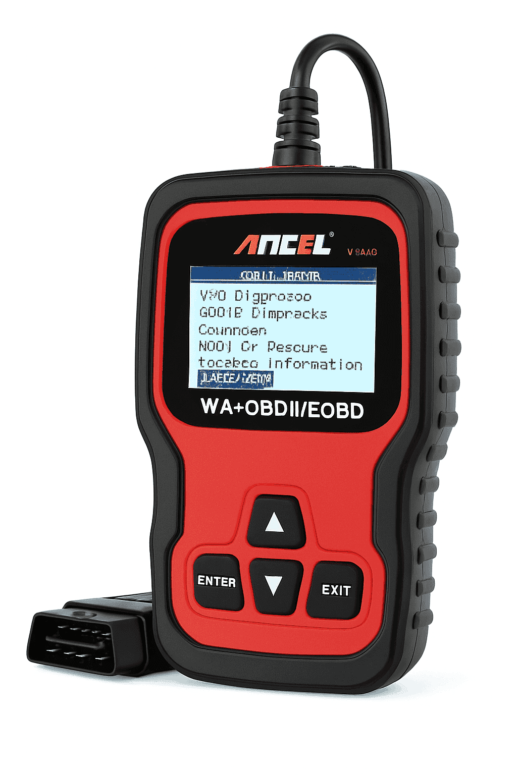 OBD2 Diagnostic Scanner Full System Scan Tool-Red