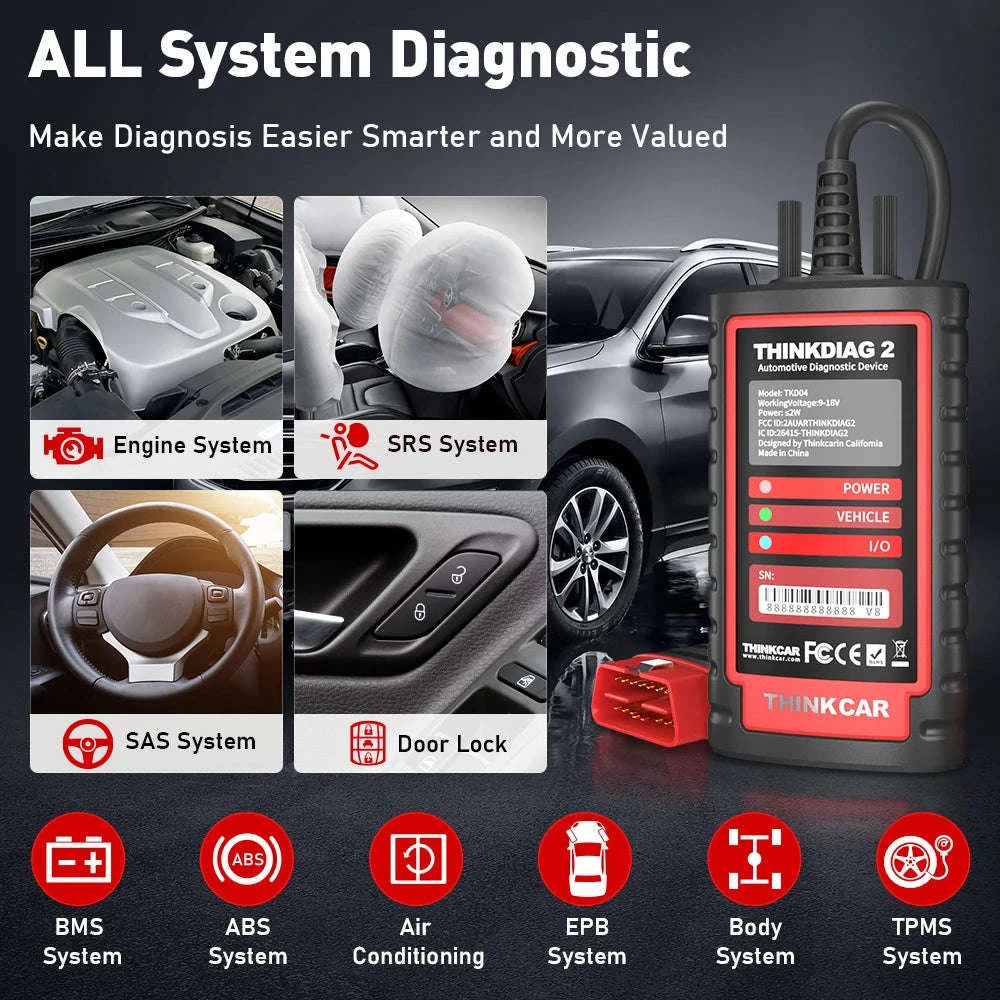 OBD2 Diagnostic Scanner with ECU Coding and Active Test-EDIAG PLUS / United States
