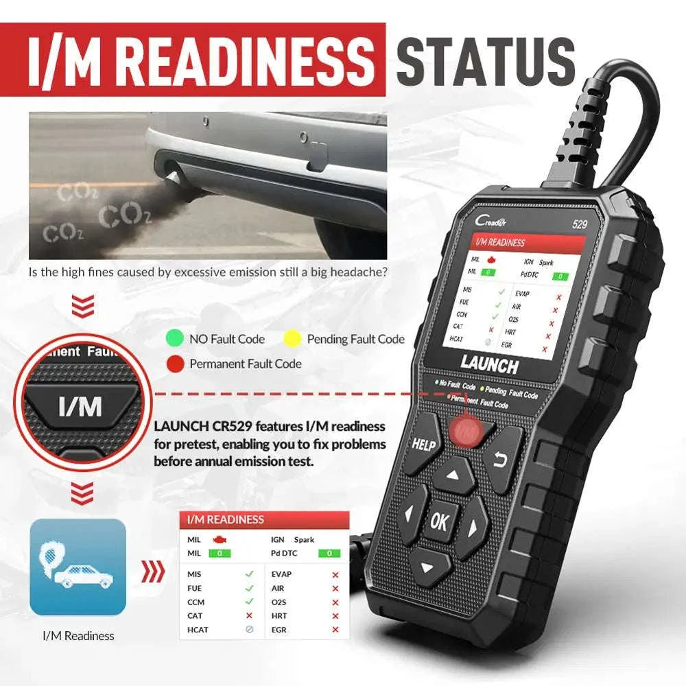 OBD2 Scanner Code Reader-CR529 / United States