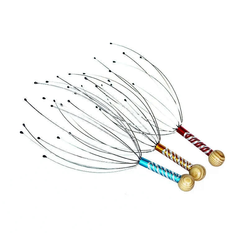 Octopus Head Massager for Relaxing Scalp Relief-1pc Random color