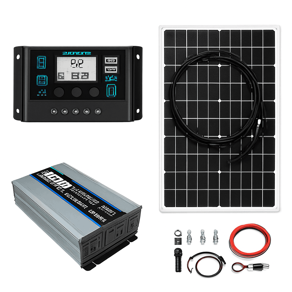 Off-Grid Solar Power Kit 2200W Inverter with 20W Panel-220V Solar Kit