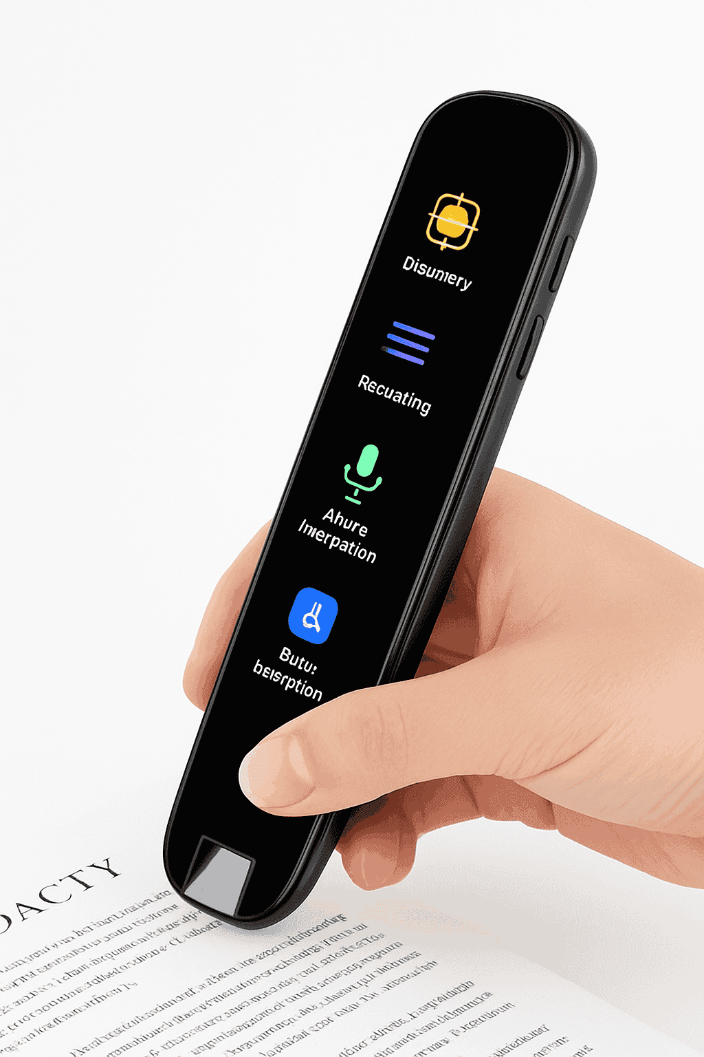 Offline Translation Pen with 123-Language Scanning Support-black / JP