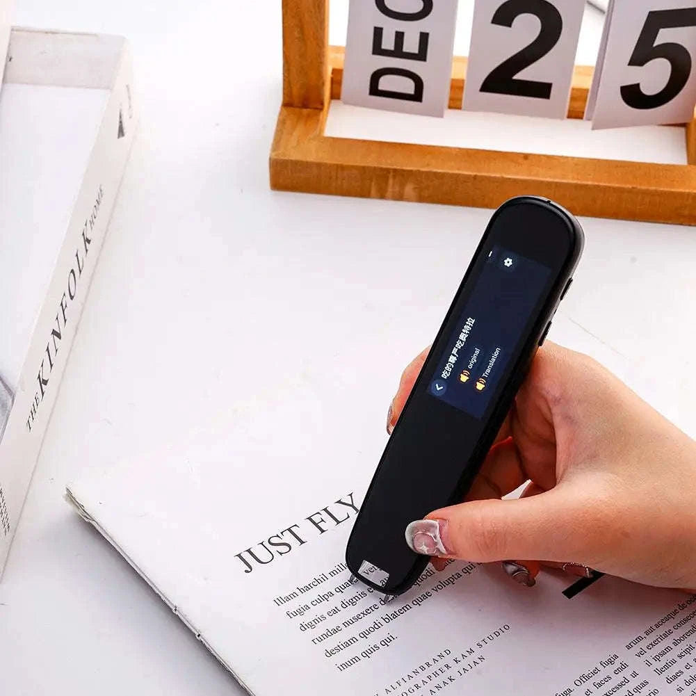 Offline Translation Pen with Intelligent Scanning and 123‑Language Support-black / JP