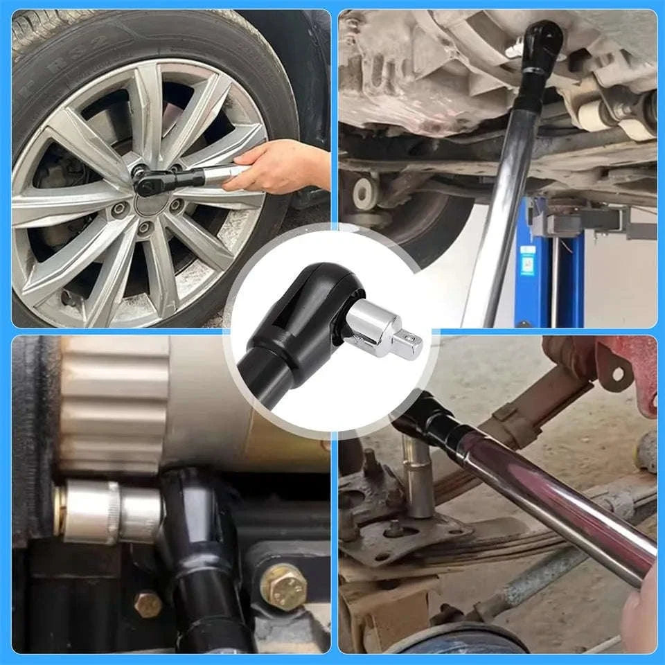 Offset Extension Wrench for Tight Spaces with Socket Adapters-United States