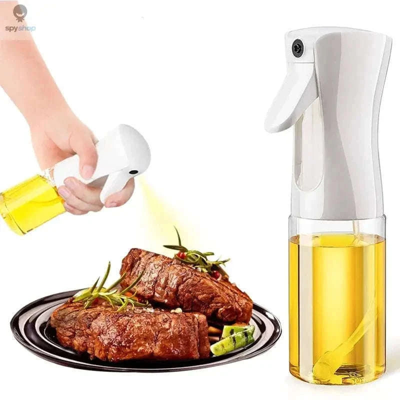 Oil Spray Bottle Fine Mist Dispenser for Cooking and Grilling-300ml white