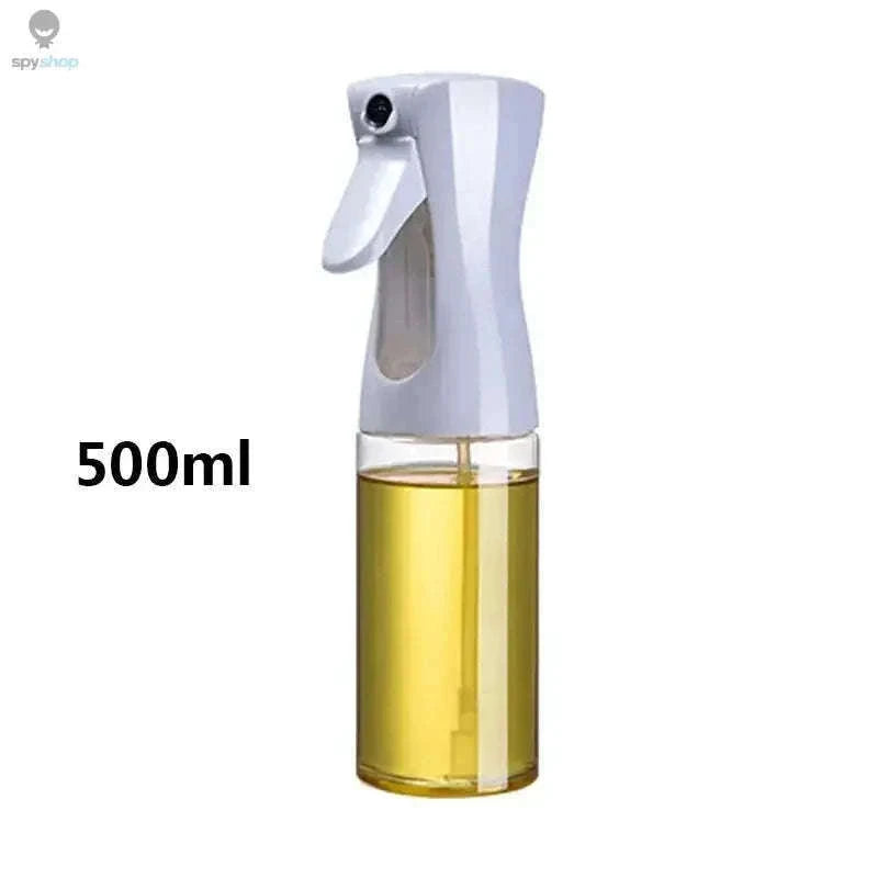 Oil Spray Bottle Fine Mist Dispenser for Cooking and Grilling-300ml white