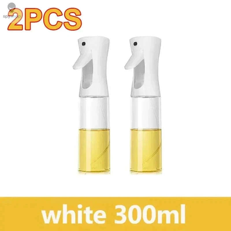 Oil Spray Bottle Fine Mist Dispenser for Cooking and Grilling-300ml white