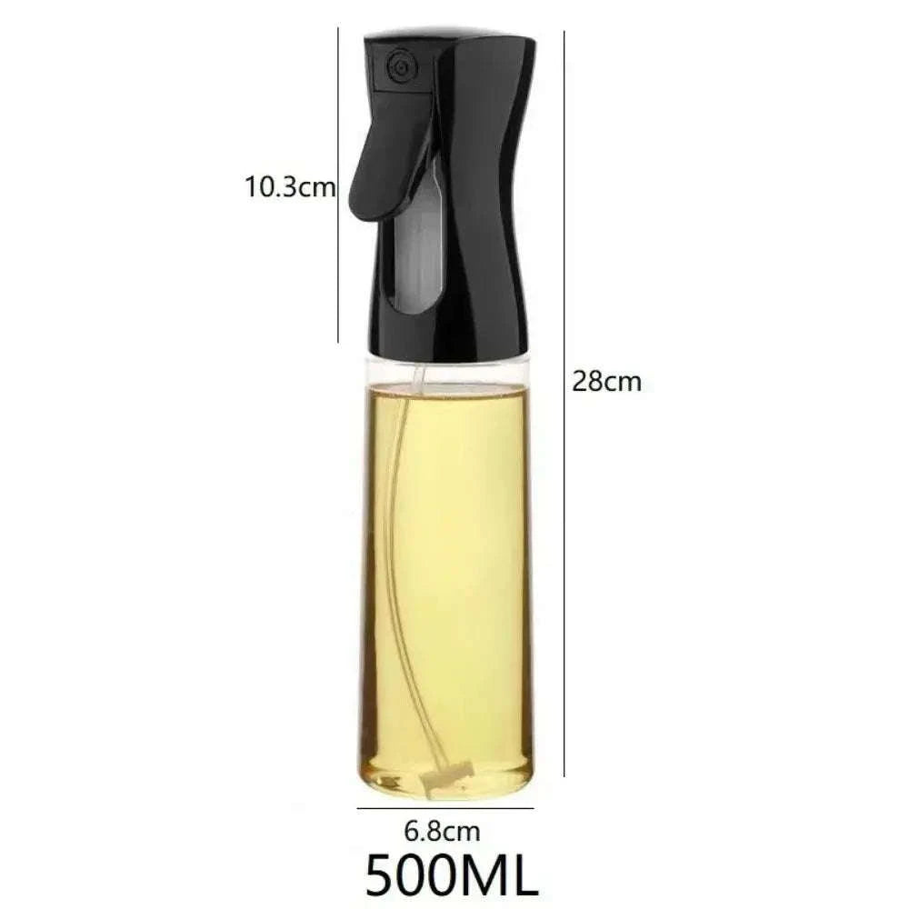 Oil Spray Bottle for Cooking – Precise Mist, Healthy Control, Multi‑Use Design-200 ML Black
