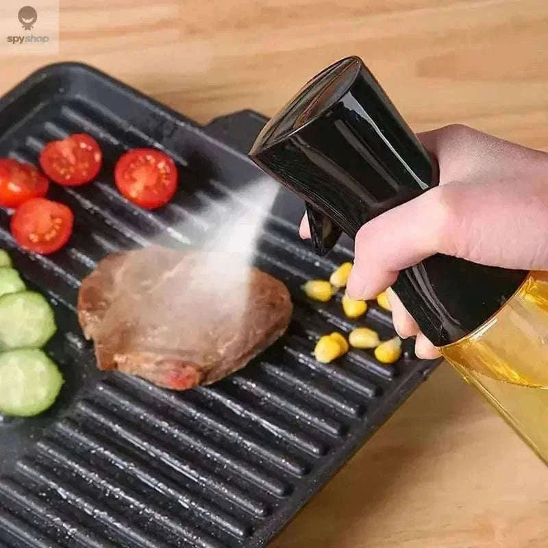 Oil Spray Bottle for Cooking with Precise Mist Control-200 ML Black