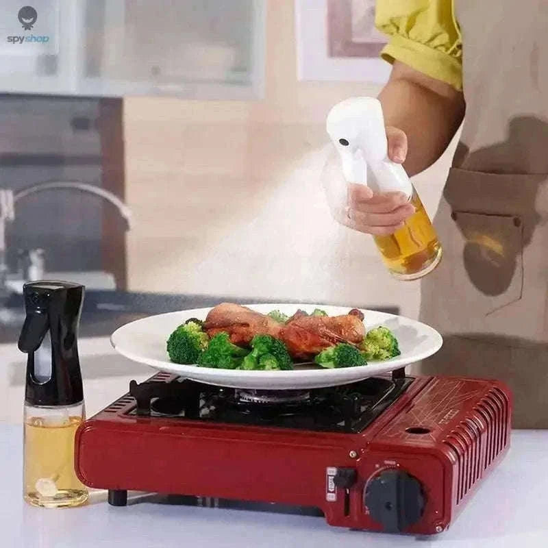 Oil Spray Bottle for Cooking with Precise Mist Control-200 ML Black