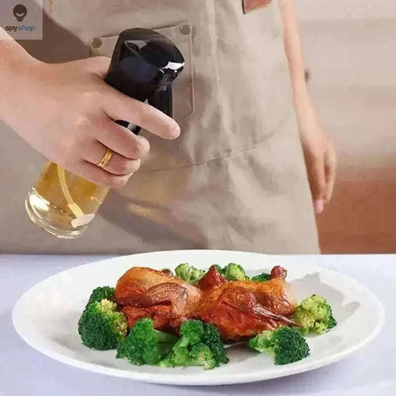 Oil Spray Bottle for Cooking with Precise Mist Control-200 ML Black