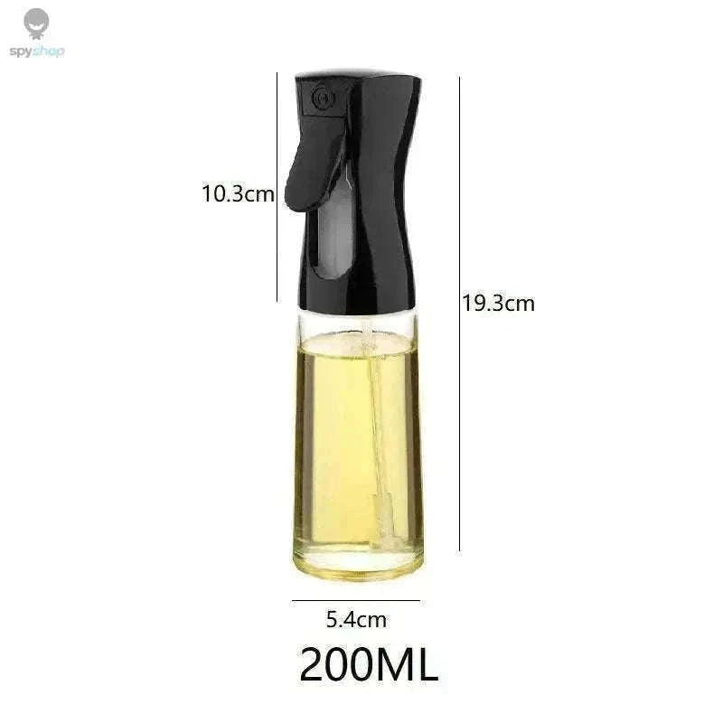 Oil Spray Bottle for Cooking with Precise Mist Control-200 ML Black