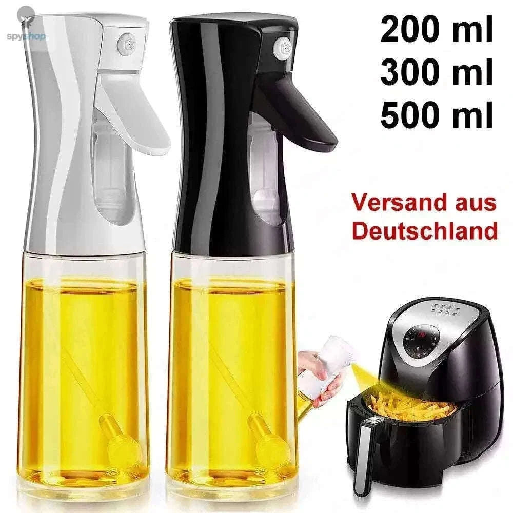Oil Spray Bottle for Cooking with Precise Mist Control-200 ML Black