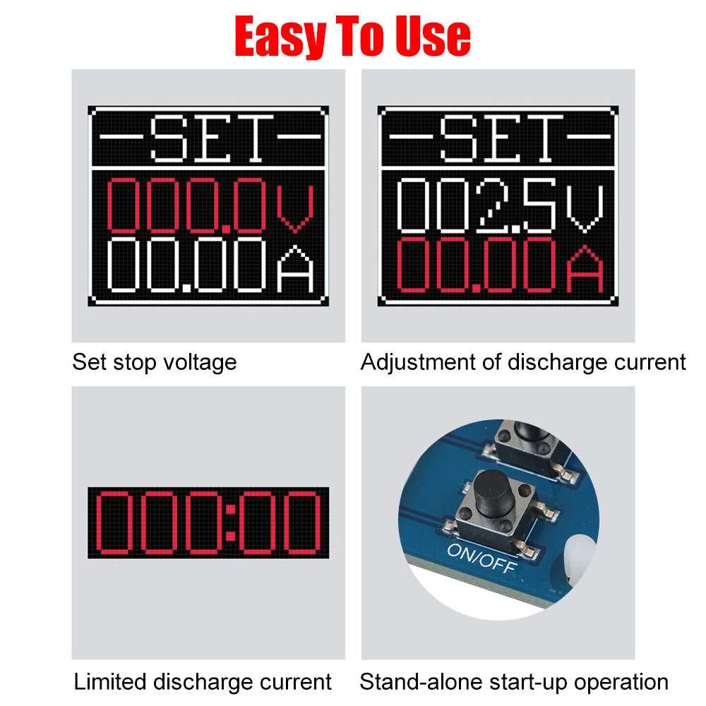 Tester di batteria elettronico DC da 150 W