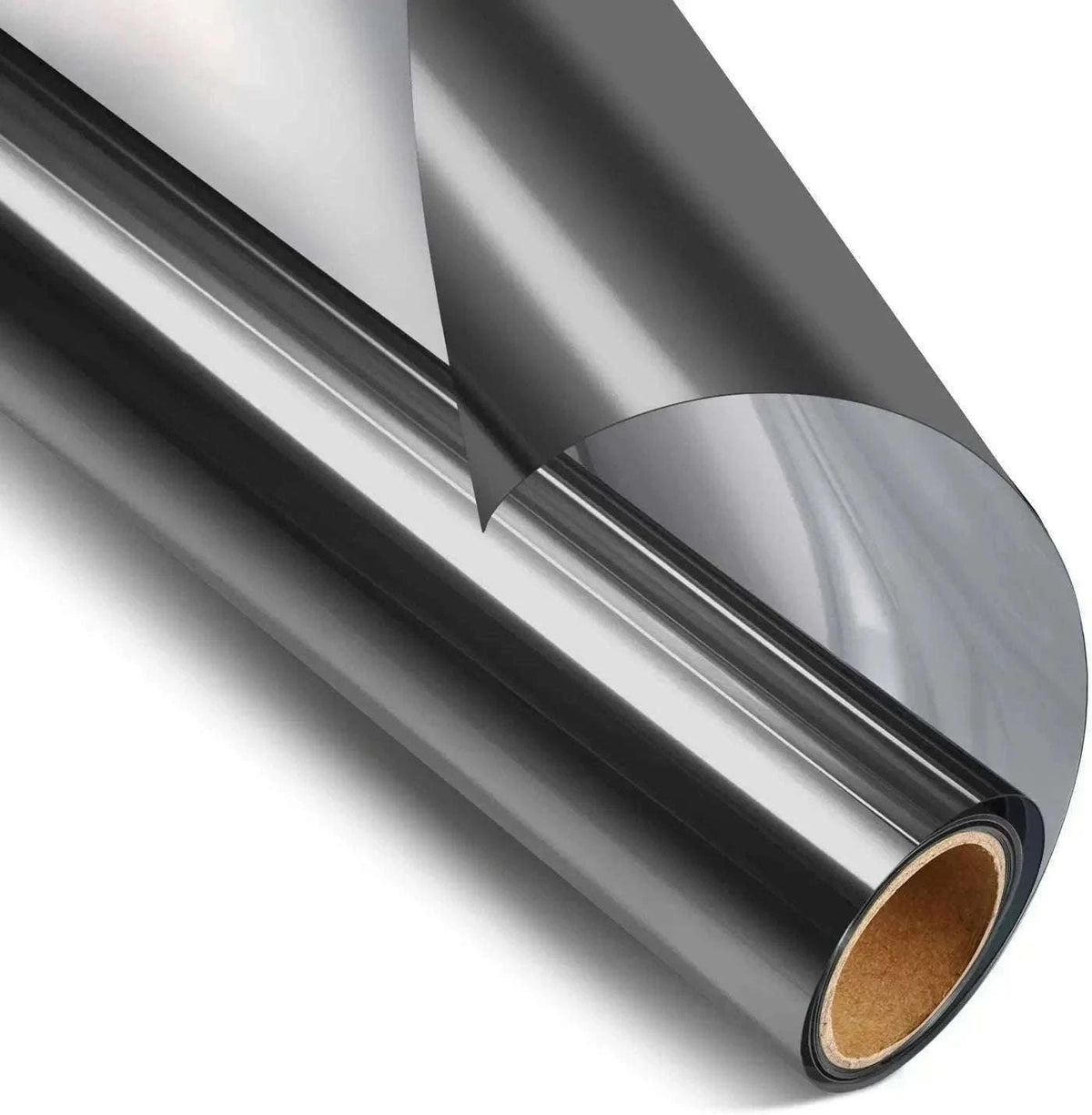 One Way Mirror Window Film for Daytime Privacy and Heat Control-Silver-silver / 90x500 cm