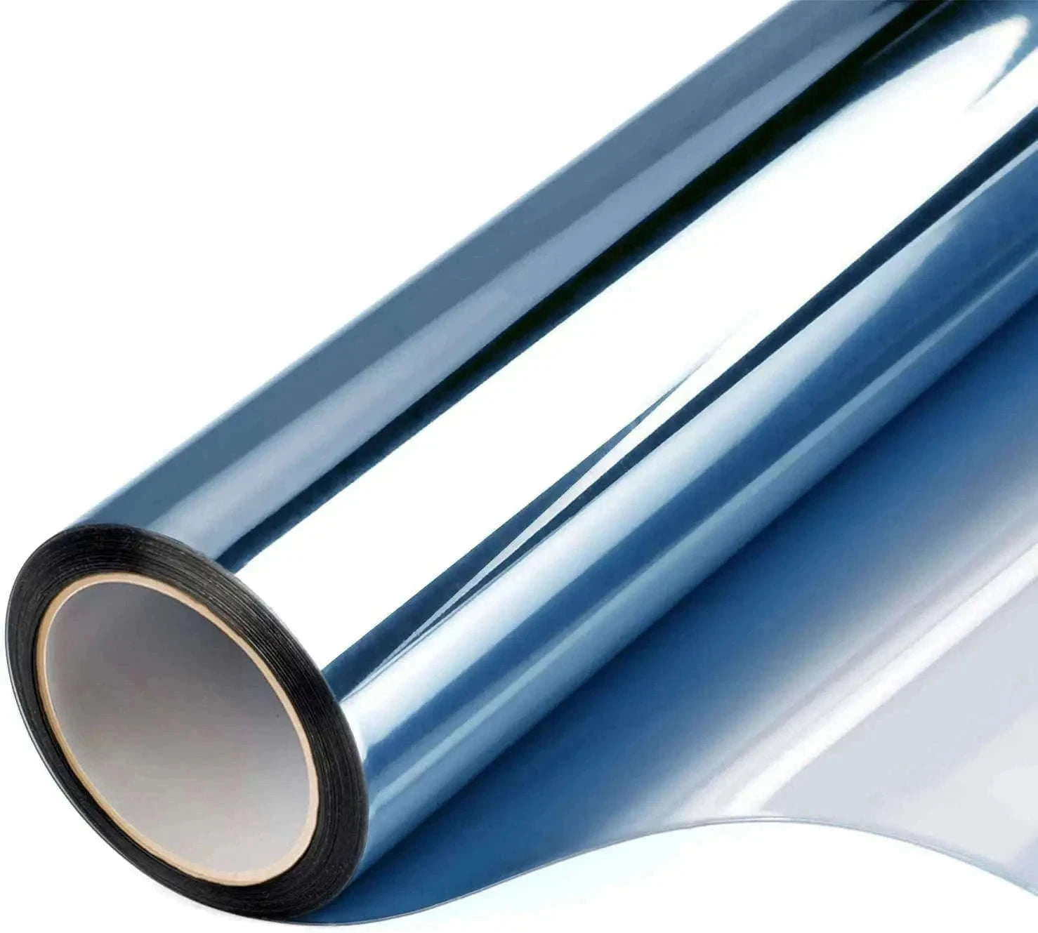 One Way Window Film Mirror Effect Tint for Daytime Privacy-Silver / 40x300cm