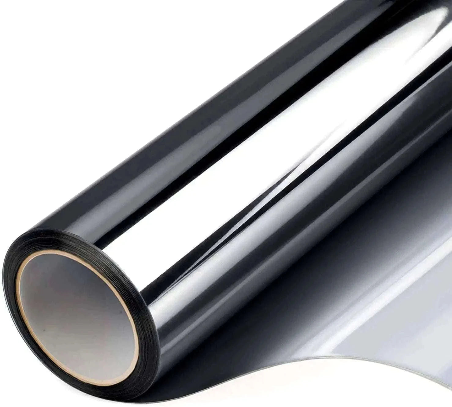 One Way Window Film Mirror Effect Tint for Daytime Privacy-Silver / 40x300cm