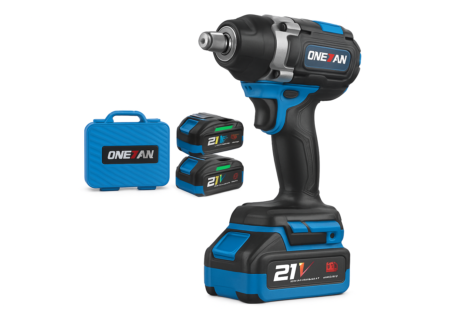 ONEVAN 2800N.M High Torque Brushless Electric Wrench Cordless 1/2 Inch Screwdriver Impact Drill Tool For Makita 18V Battery Pin